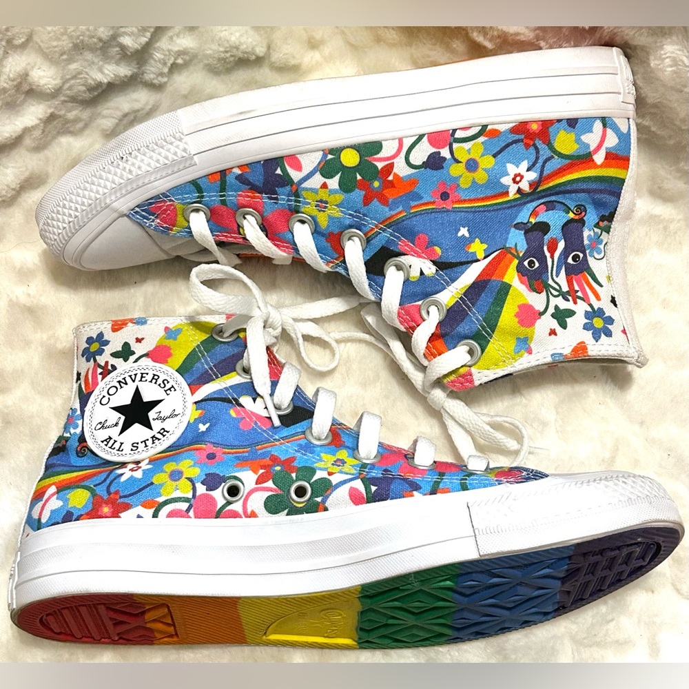 Converse Chuck Taylor All Star High top Pride Unisex wms. Sz. 7.5 men’s sz.5.5 - Picture 5 of 12
